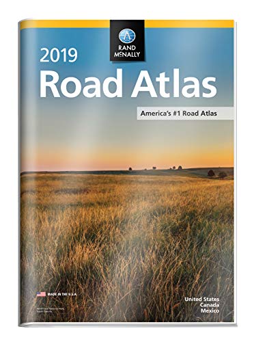 Book Cover 2019 Rand McNally Road Atlas with Protective Vinyl Cover