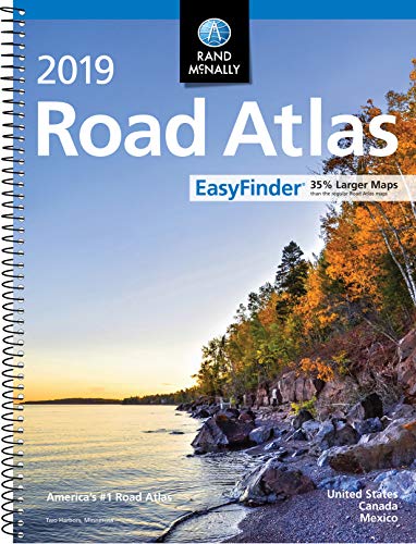 Book Cover 2019 Rand McNally EasyFinder® Midsize Road Atlas