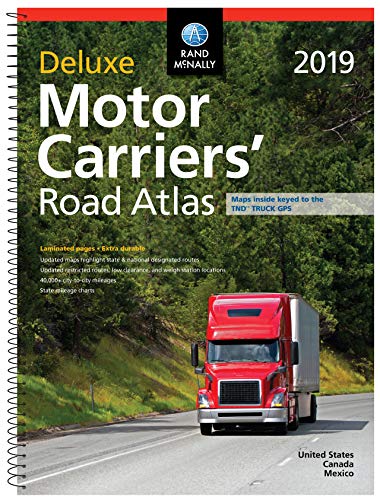 Book Cover Rand McNally 2019 Deluxe Motor Carriers' Road Atlas (Rand McNally Motor Carriers' Road Atlas)
