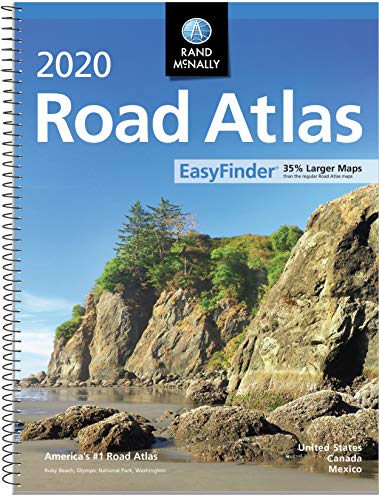 Book Cover Rand McNally 2020 Road Atlas Midsize Easy Finder - Spiral