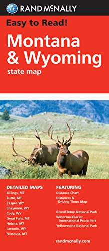 Book Cover Easy To Read: Montana, Wyoming State (Rand Mcnally Easy to Read!)