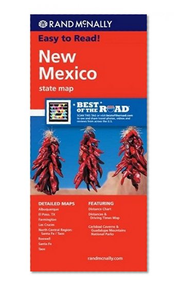 Book Cover Rand McNally Easy To Read: New Mexico State Map