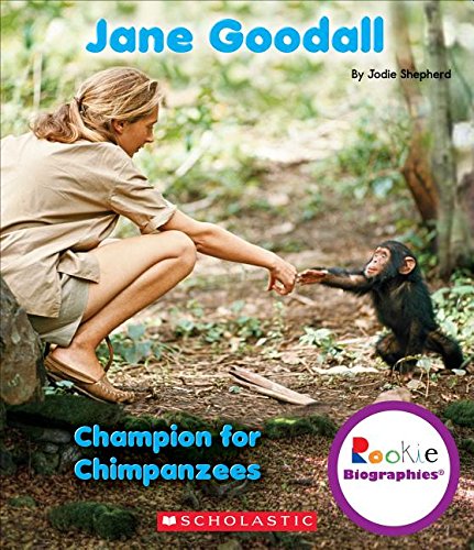 Book Cover Jane Goodall: Champion for Chimpanzees (Rookie Biographies)
