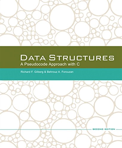 Book Cover Data Structures: A Pseudocode Approach with C
