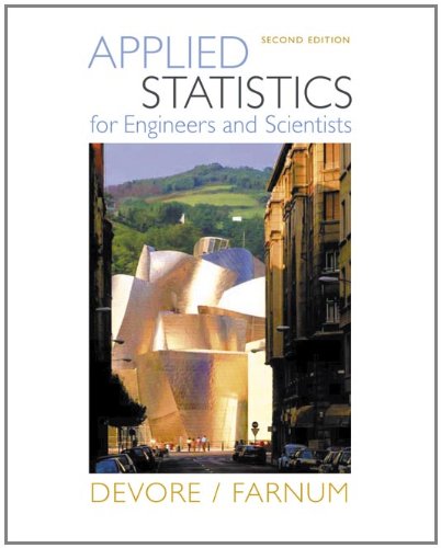 Book Cover Applied Statistics for Engineers and Scientists (with CD-ROM)