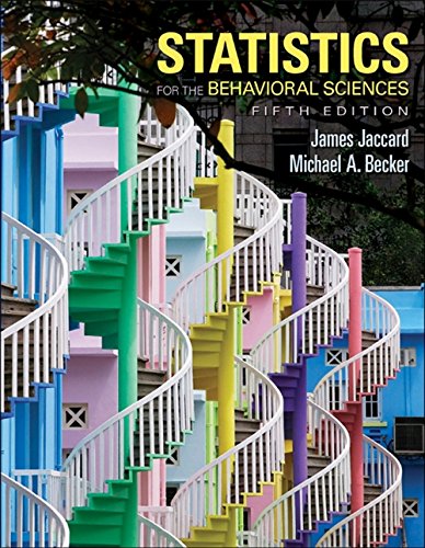 Book Cover Statistics for the Behavioral Sciences (PSY 471 Applied Behavioral Analysis and Remediation)