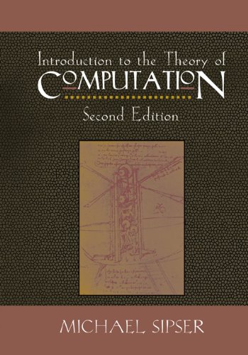 Book Cover Introduction to the Theory of Computation