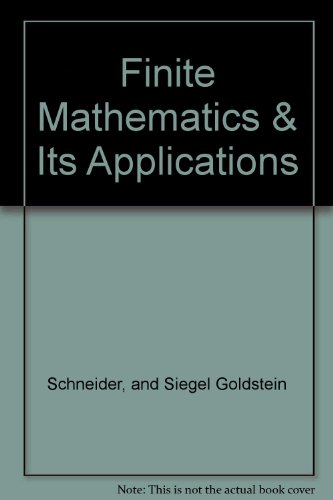 Finite Mathematics & Its Applications