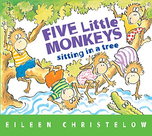 Book Cover Five Little Monkeys Sitting in a Tree (A Five Little Monkeys Story)