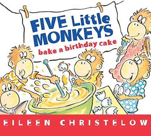 Book Cover Five Little Monkeys Bake a Birthday Cake (A Five Little Monkeys Story)