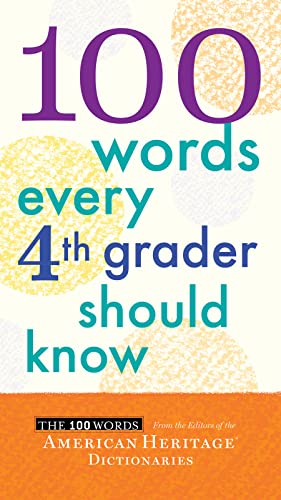 Book Cover 100 Words Every Fourth Grader Should Know