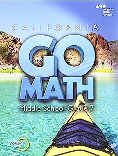 Book Cover Holt McDougal Go Math! California: Student Interactive Worktext Grade 7 2015