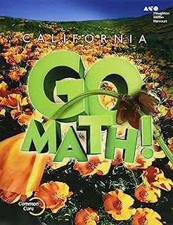 Book Cover Houghton Mifflin Harcourt Go Math! California: Student Edition Grade 5 2015