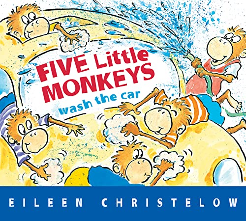 Book Cover Five Little Monkeys Wash the Car (A Five Little Monkeys Story)