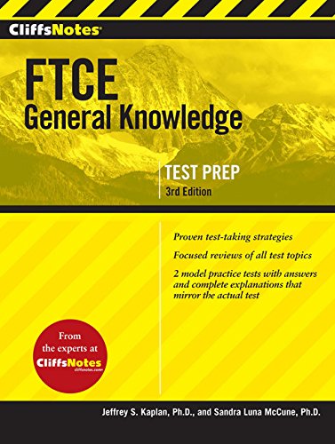 Book Cover CliffsNotes FTCE General Knowledge Test, 3rd Edition