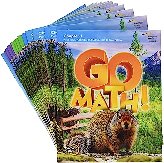 Book Cover GO Math!: Multi-Volume Student Edition Bundle Grade 4 2015