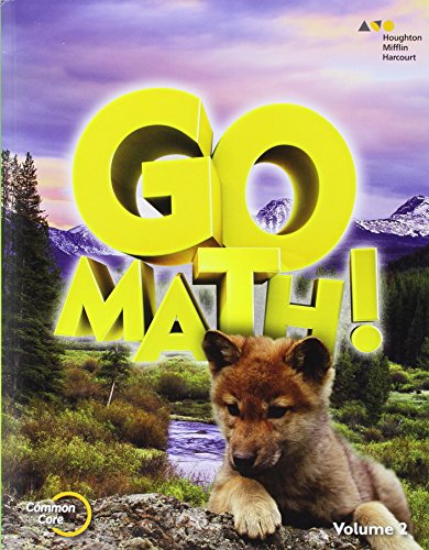 Book Cover Student Edition Volume 2 Grade 1 2015 (Go Math!)