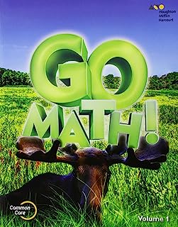 Book Cover Go Math!: Student Edition Volume 1 Grade 3 2015
