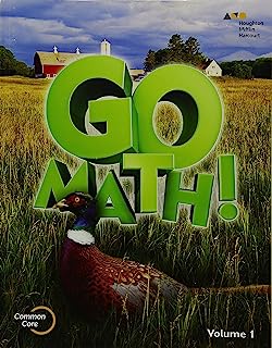 Book Cover Go Math!: Student Edition Volume 1 Grade 5 2015