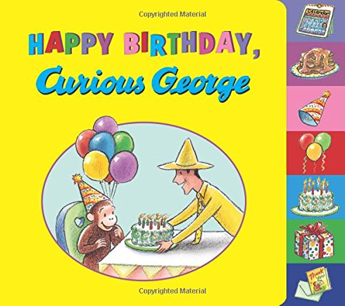 Book Cover Happy Birthday, Curious George