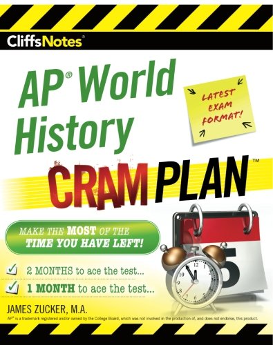 Book Cover CliffsNotes AP World History Cram Plan