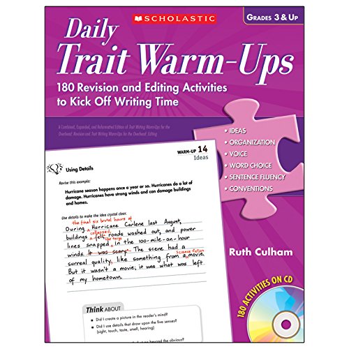 Book Cover Daily Trait Warm-Ups: 180 Revision and Editing Activities to Kick Off Writing Time