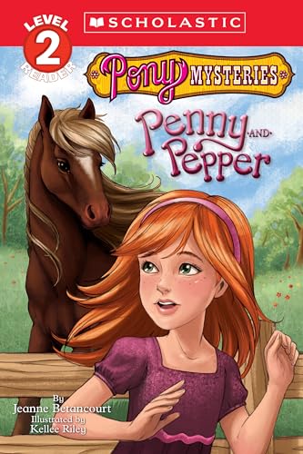 Book Cover Scholastic Reader Level 3: Pony Mysteries #1: Penny and Pepper: Penny & Pepper