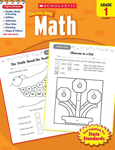 Book Cover Scholastic Success with Math, Grade 1