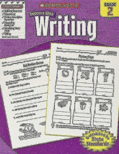 Book Cover Scholastic Success with Writing, Grade 2