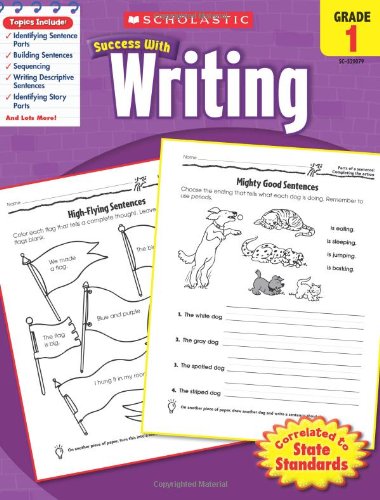 Book Cover Scholastic Success with Writing, Grade 1