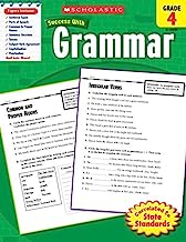 Book Cover Scholastic Success With Grammar, Grade 4