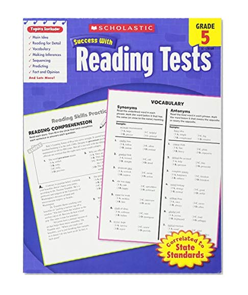 Book Cover Scholastic Success With Reading Tests, Grade 5 (Scholastic Success with Workbooks: Tests Reading)