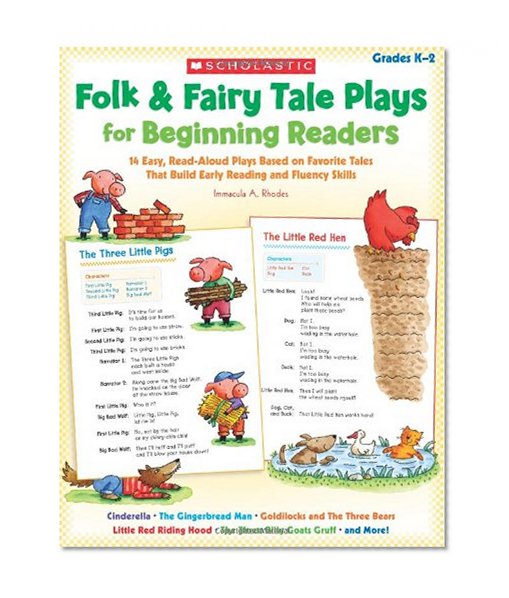 Book Cover Folk & Fairy Tale Plays for Beginning Readers: 14 Easy, Read-Aloud Plays Based on Favorite Tales That Build Early Reading and Fluency Skills