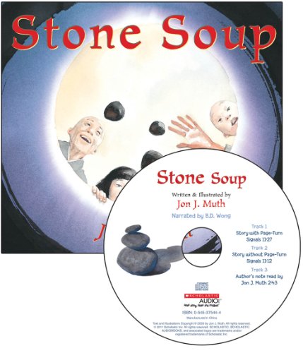 Book Cover Stone Soup - Audio (Read Along Book & CD)