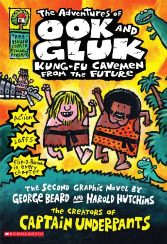 Book Cover The Adventures of Ook and Gluk, Kung-Fu Cavemen From the Future (Captain Underpants)