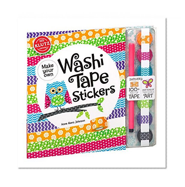Book Cover Klutz Make Your Own Washi Tape Stickers: Shape This Tape Into Crazy Cute Stickers Craft Kit