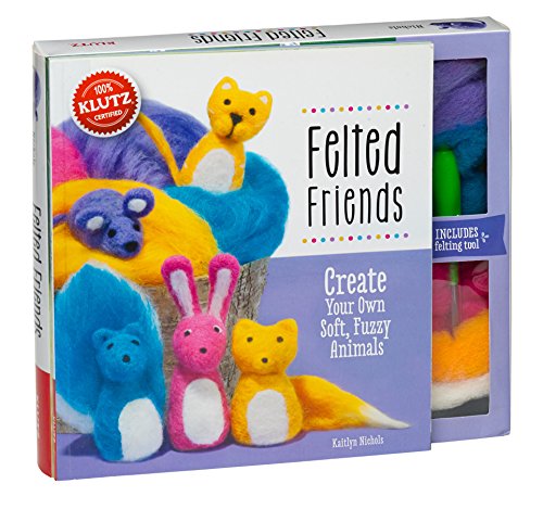 Book Cover Klutz Felted Friends: Create Your Own Soft, Fuzzy Animals Craft Kit