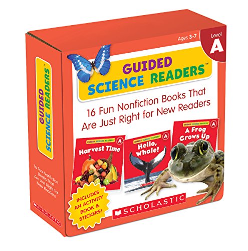 Book Cover Guided Science Readers Parent Pack: Level A: 16 Fun Nonfiction Books That Are Just Right for New Readers