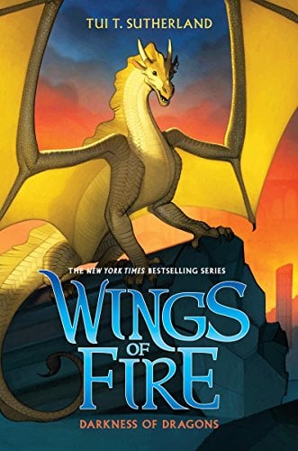 Book Cover Darkness of Dragons (Wings of Fire, Book 10) (10)