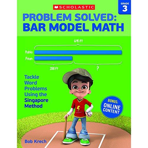 Book Cover Problem Solved: Bar Model Math Grade 3: Tackle Word Problems Using the Singapore Method