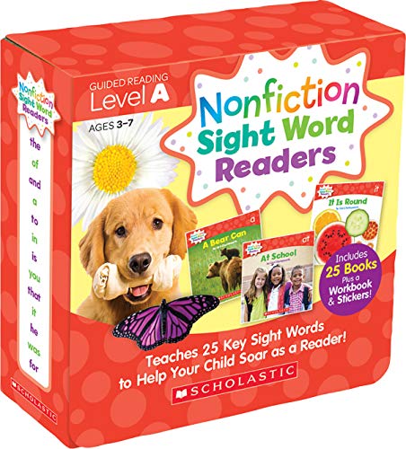 Book Cover Nonfiction Sight Word Readers Parent Pack Level A: Teaches 25 key Sight Words to Help Your Child Soar as a Reader!