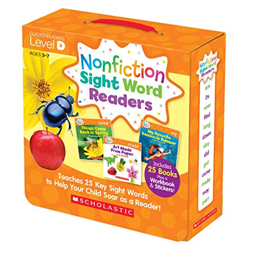 Book Cover Nonfiction Sight Word Readers Parent Pack Level D: Teaches 25 key Sight Words to Help Your Child Soar as a Reader! (Nonfiction Sight Word Readers Parent Packs)