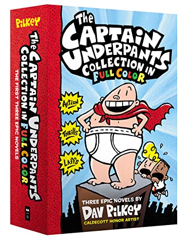Book Cover The Captain Underpants Color Collection (Captain Underpants #1-3 Boxed Set)