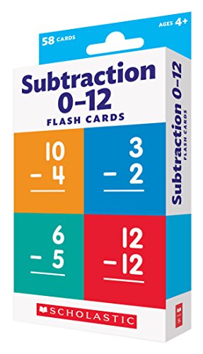 Book Cover Flash Cards: Subtraction