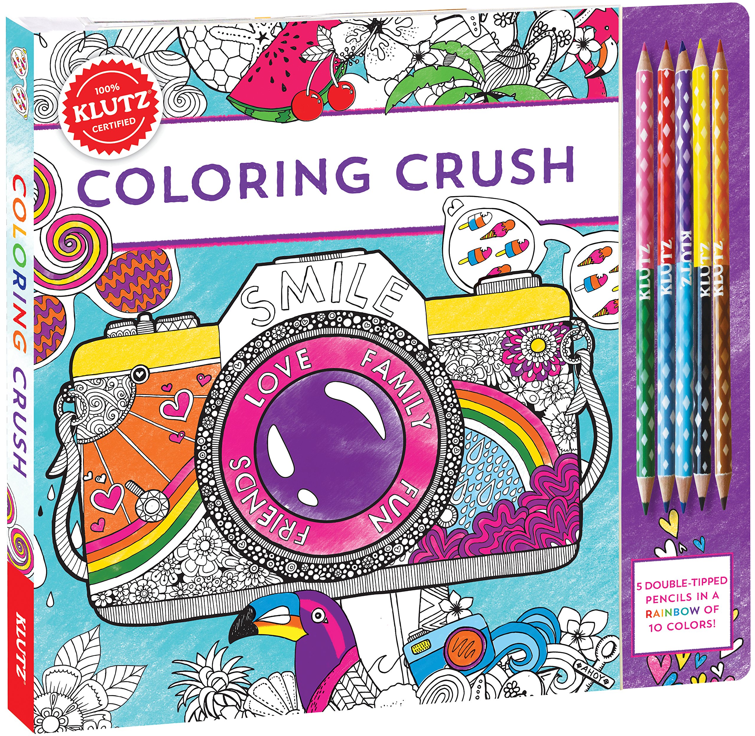 Book Cover Klutz Coloring Crush Craft Kit