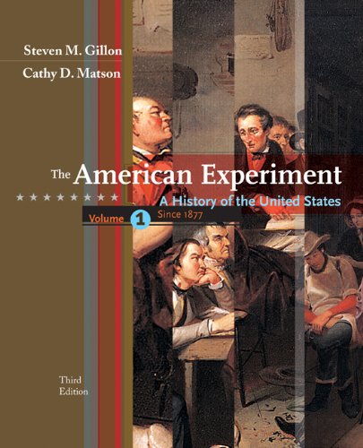 Book Cover The American Experiment: A History of the United States, Volume 1: To 1877
