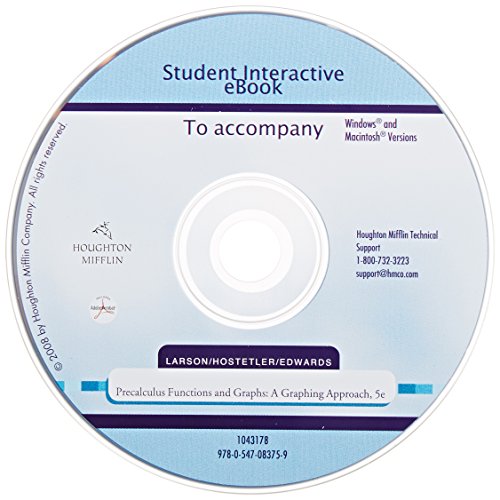 Larson Precalculus With Limits A Graphing Approach Fifth Edition Hybridcd Advanced Placement