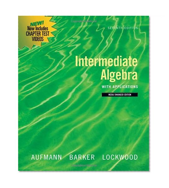 Book Cover Intermediate Algebra with Applications, Multimedia Edition (Available 2010 Titles Enhanced Web Assign)
