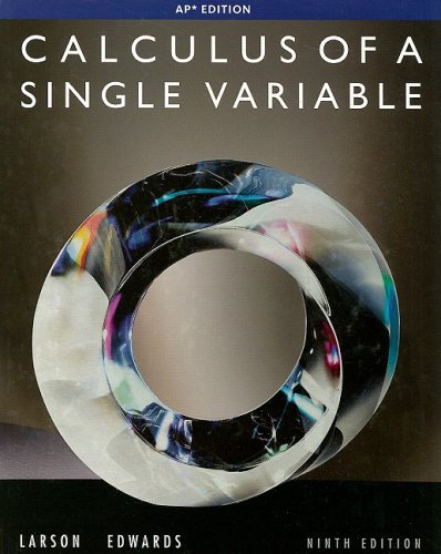 Book Cover Calculus of a Single Variable, 9th Edition