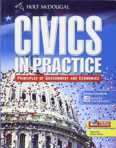 Book Cover Civics in Practice: Student Edition 2011